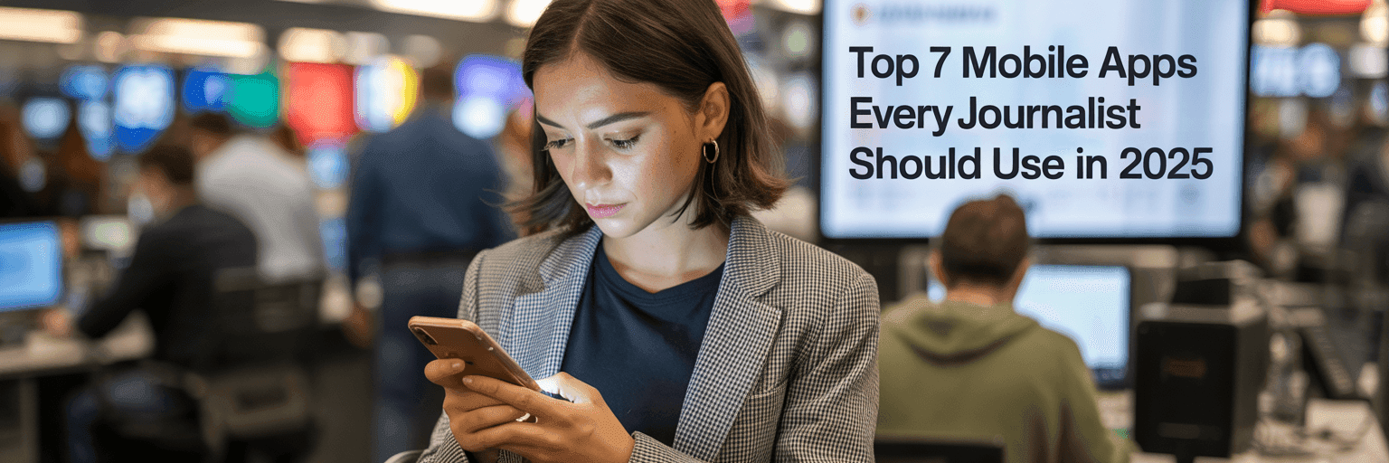 Top 7 mobile apps every journalist should use in 2025