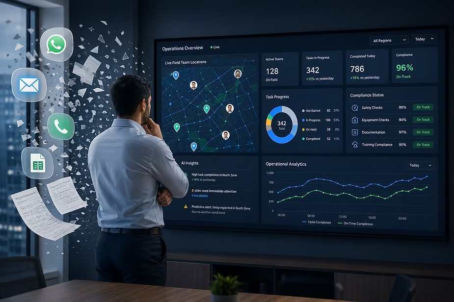The hidden cost of managing teams on WhatsApp, emails, phone calls and spreadsheets