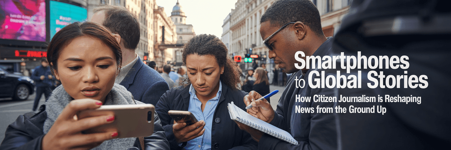 Smartphones to global stories: How citizen journalism in UK is reshaping news from the ground up