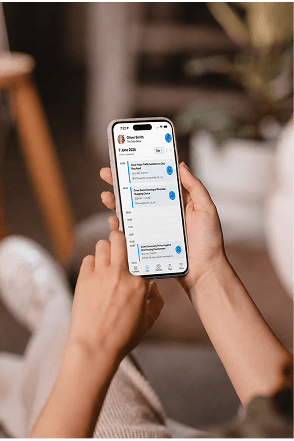 PressHop mobile app in use