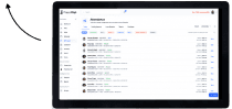 Reporting dashboard on tablet