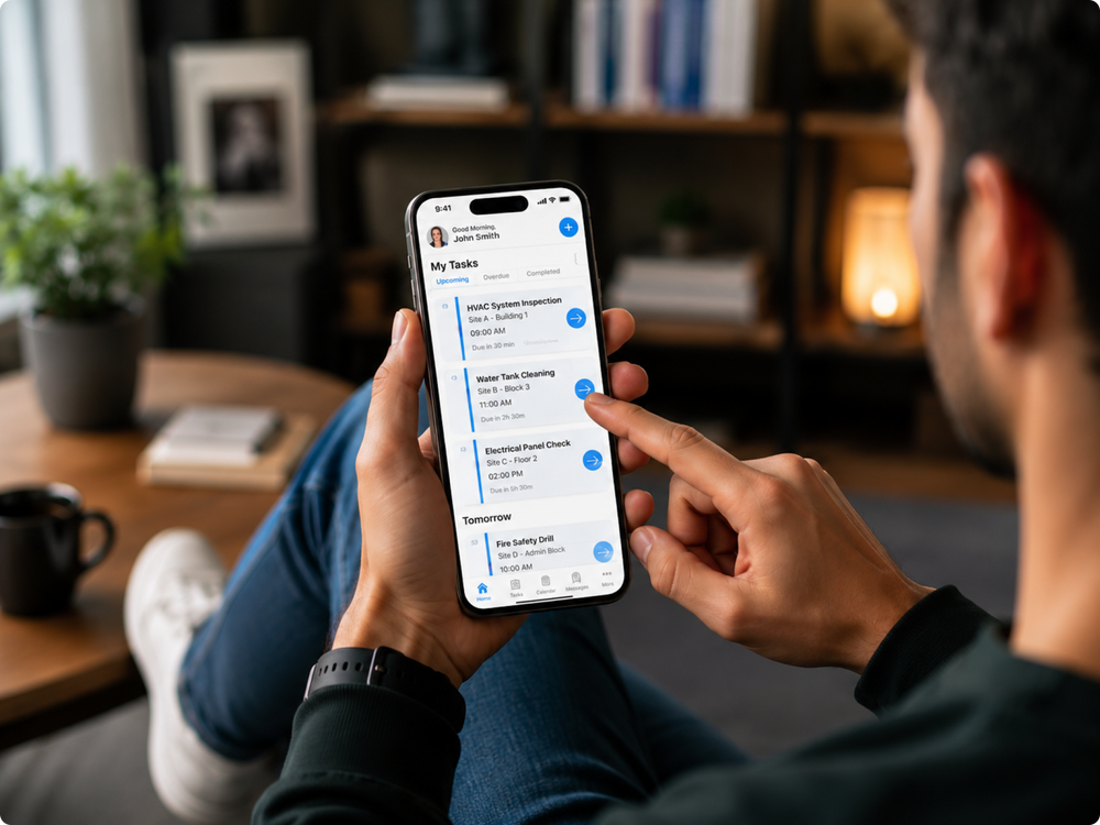 One tap assigns the right engineer to the right job, instantly. Every assignment logged, tracked and confirmed.