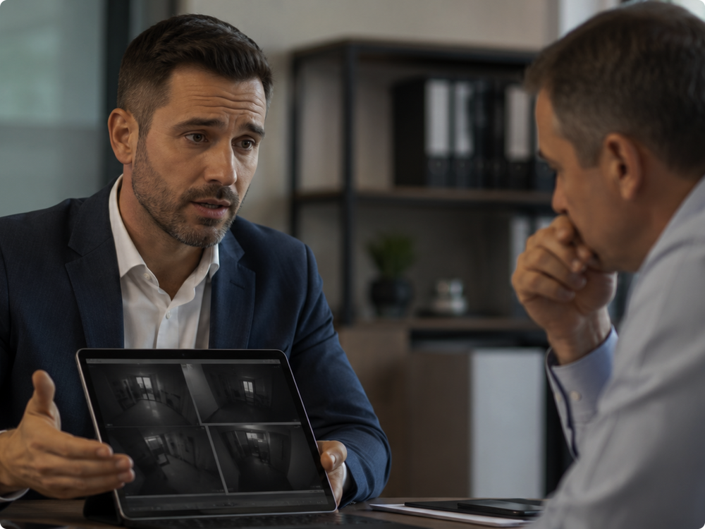 Client disputes guard presence - and you have no proof to assure them.
