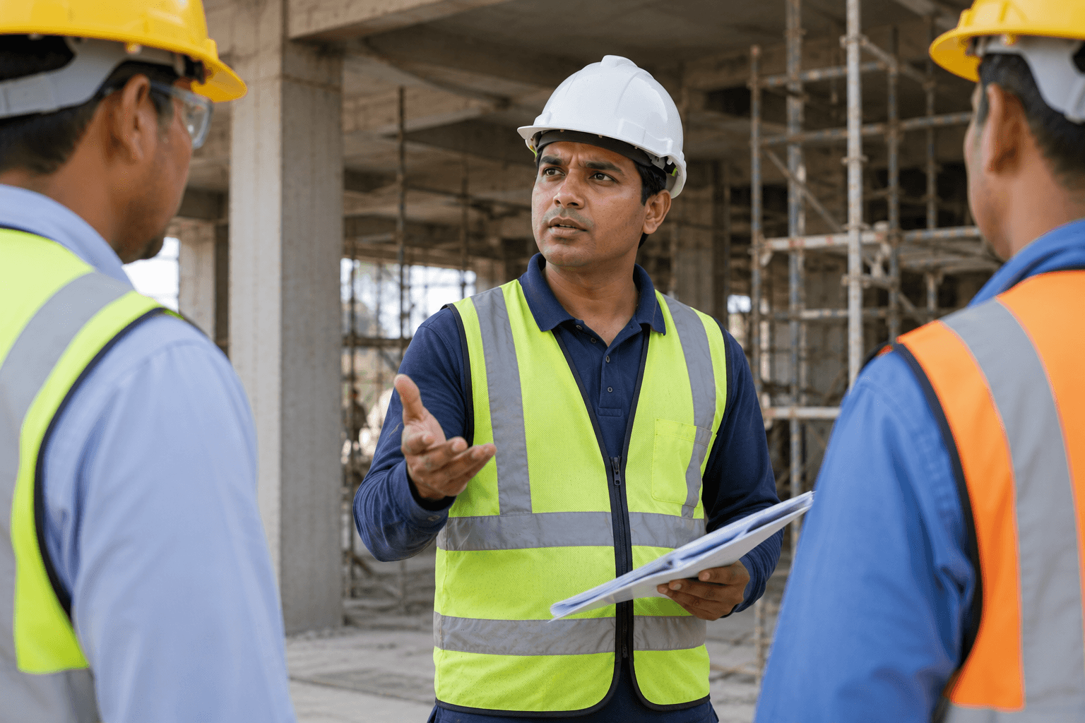 Operations manager monitoring real-time field execution and team coordination
