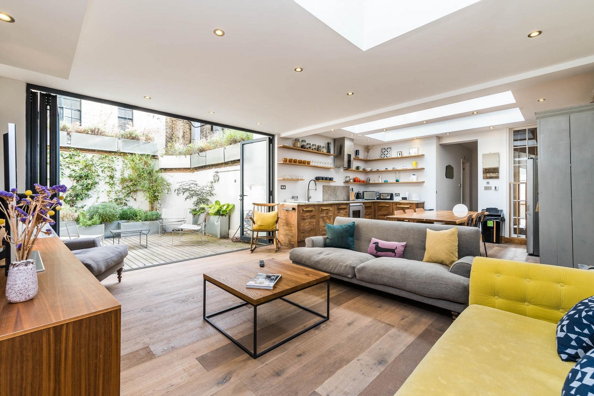 A mews house listed on Air BNB in London
